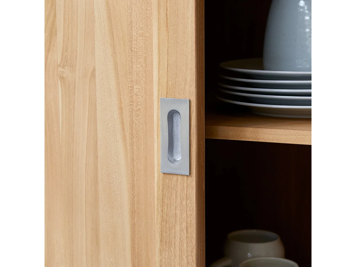 Geschirrschrank aus massivem Teakholz Coffee Tek 120 cm