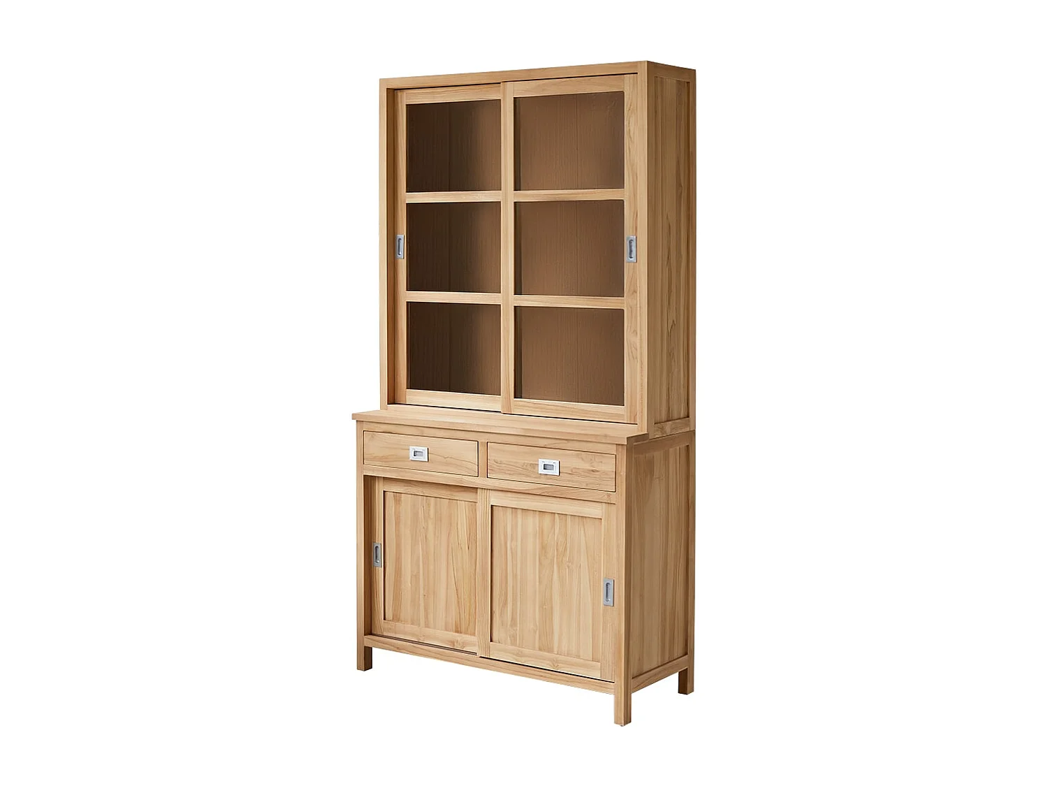 Geschirrschrank aus massivem Teakholz Coffee Tek 120 cm