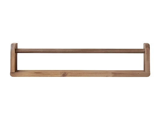 Mensola da parete per il bagno in legno massello di acacia Lila 60