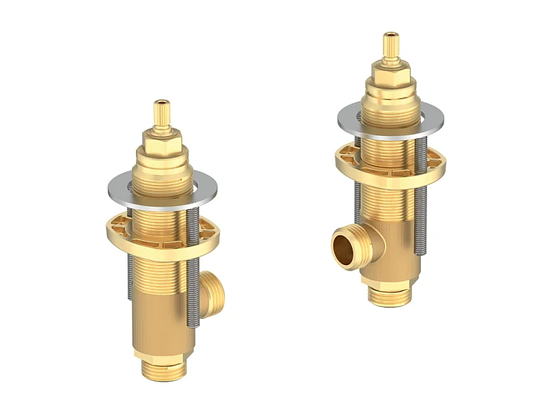 Corps encastré pour mélangeur lavabo sur plan JACOB DELAFON Grands Boulevards 3 trous