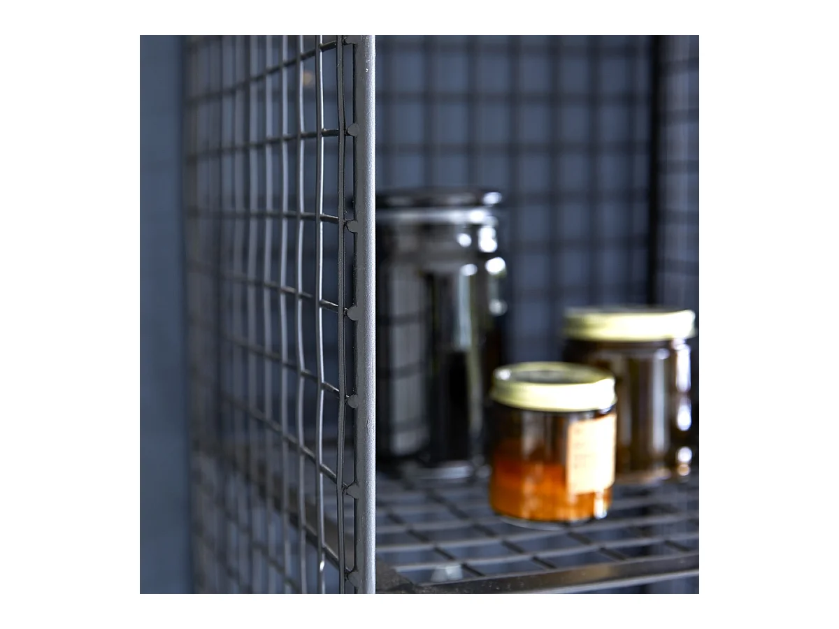 Wandregal für das Badezimmer aus Metall 65 cm Badezimmerregal industrieller Stil