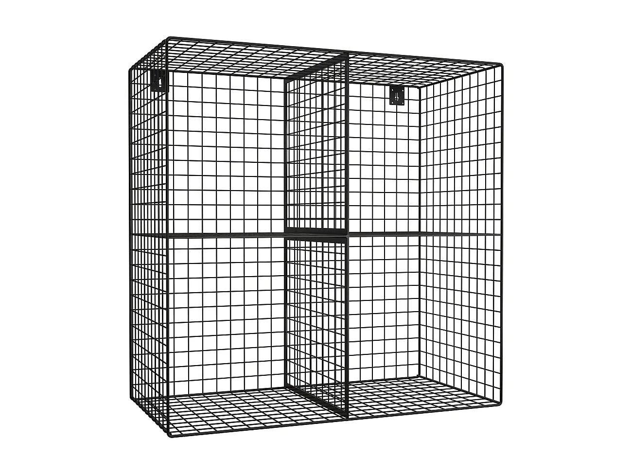 Wandregal für das Badezimmer aus Metall 65 cm Badezimmerregal industrieller Stil