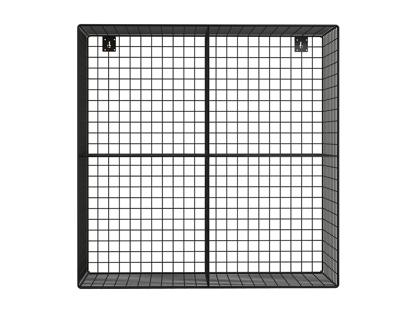 Scaffale da parete in metallo con 4 nicchie per bagno stile industriale