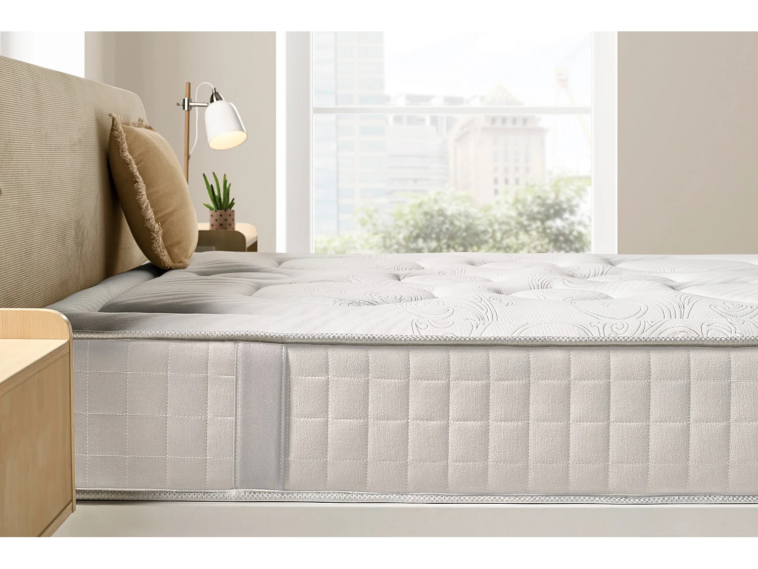 Matelas Mousse à memoire de forme Tempus Premier - 90X200 cm - Moonia