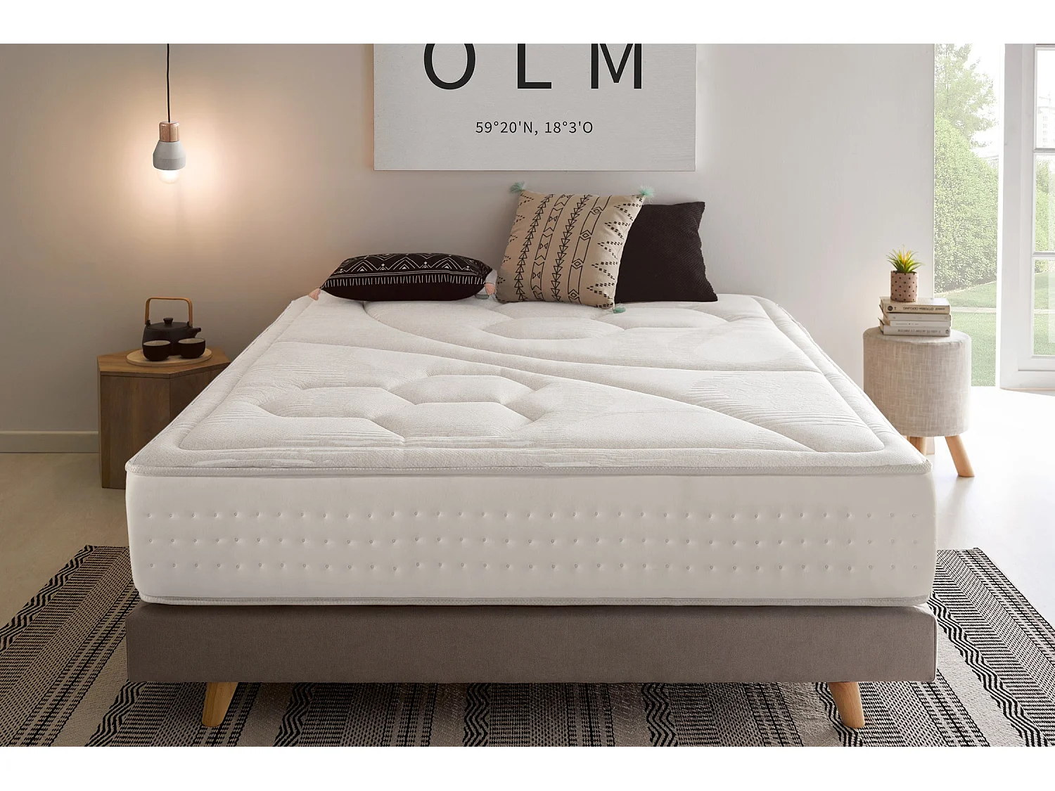 Quantum Hochdicht Memory-Schaum Matratze - 90X190 cm - Moonia