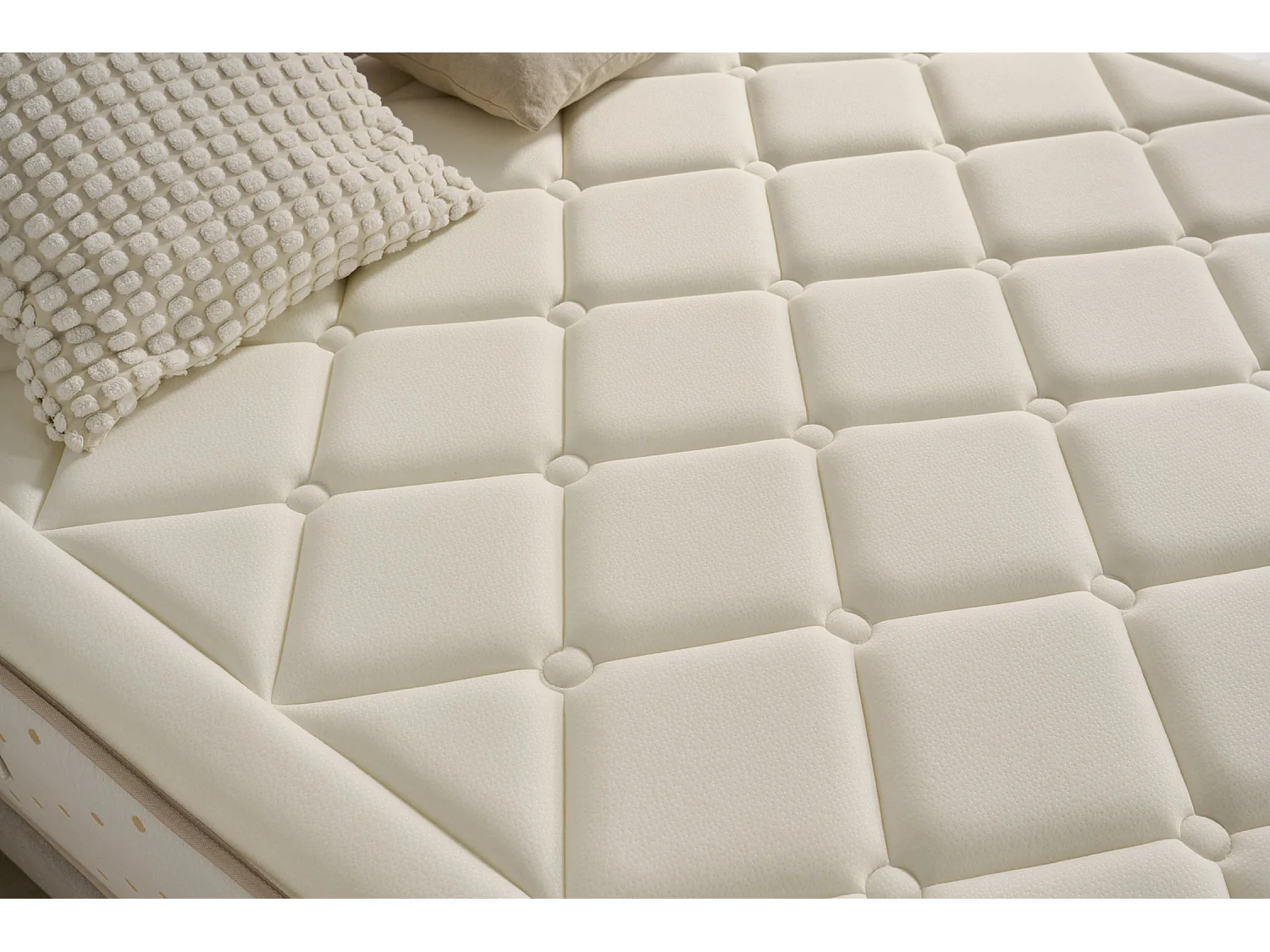 Matelas Ressorts Ensachés Eco Nature Spring, 180x200 cm -Moonia