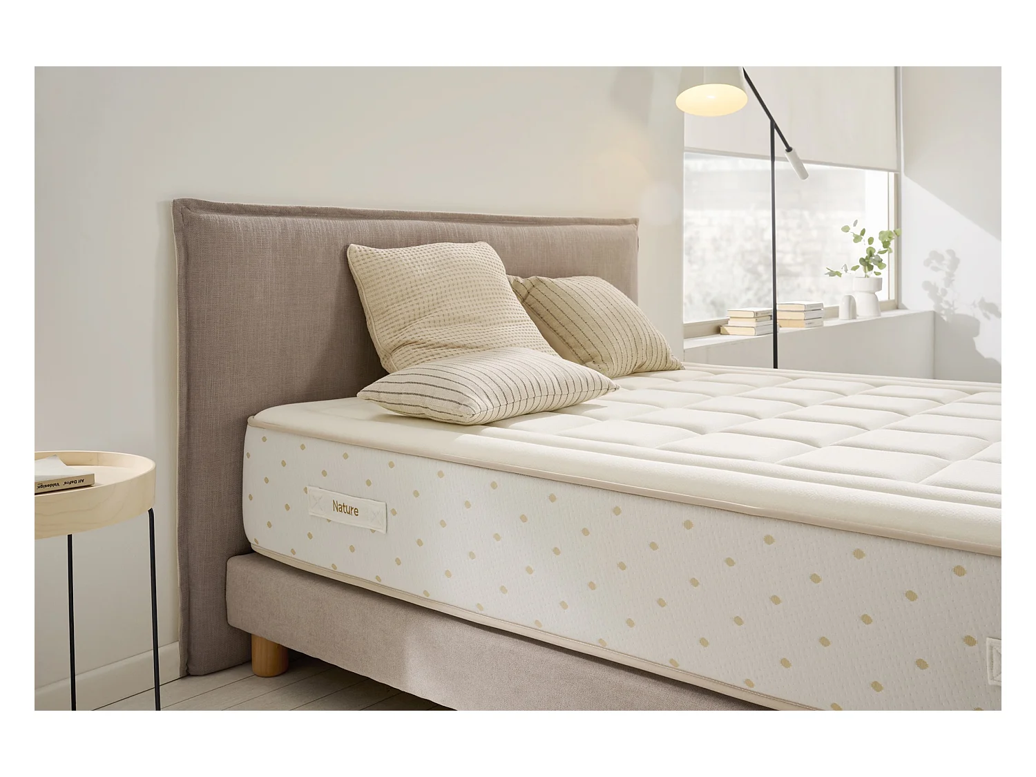 Matelas Mousse à memoire de forme Eco Nature Memory Foam, 120 x 190 cm -Moonia