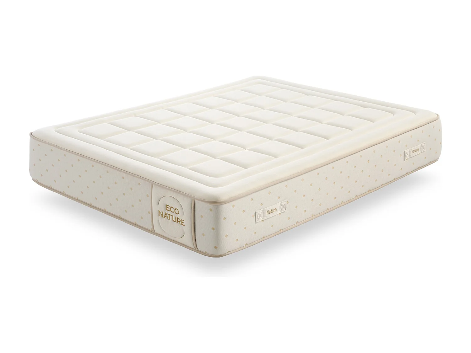Matelas Mousse à memoire de forme Eco Nature Memory Foam, 120 x 190 cm -Moonia