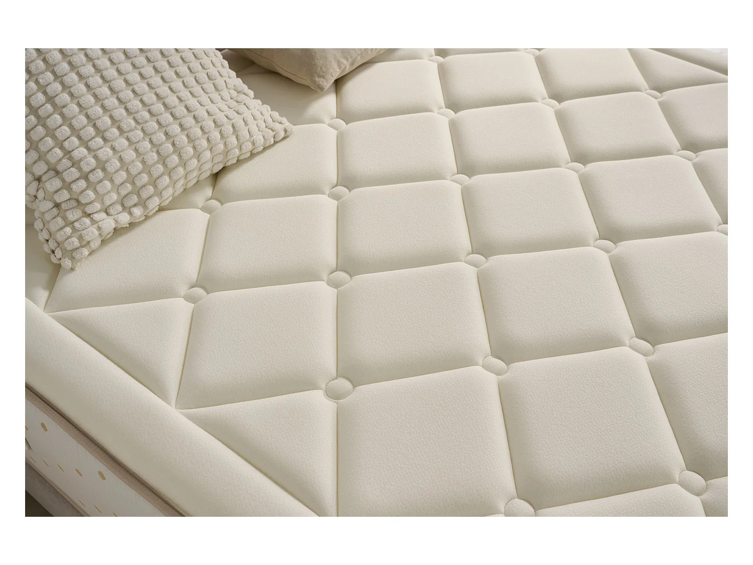 Matelas Ressorts Ensachés Eco Nature Spring, 140x200 cm -Moonia