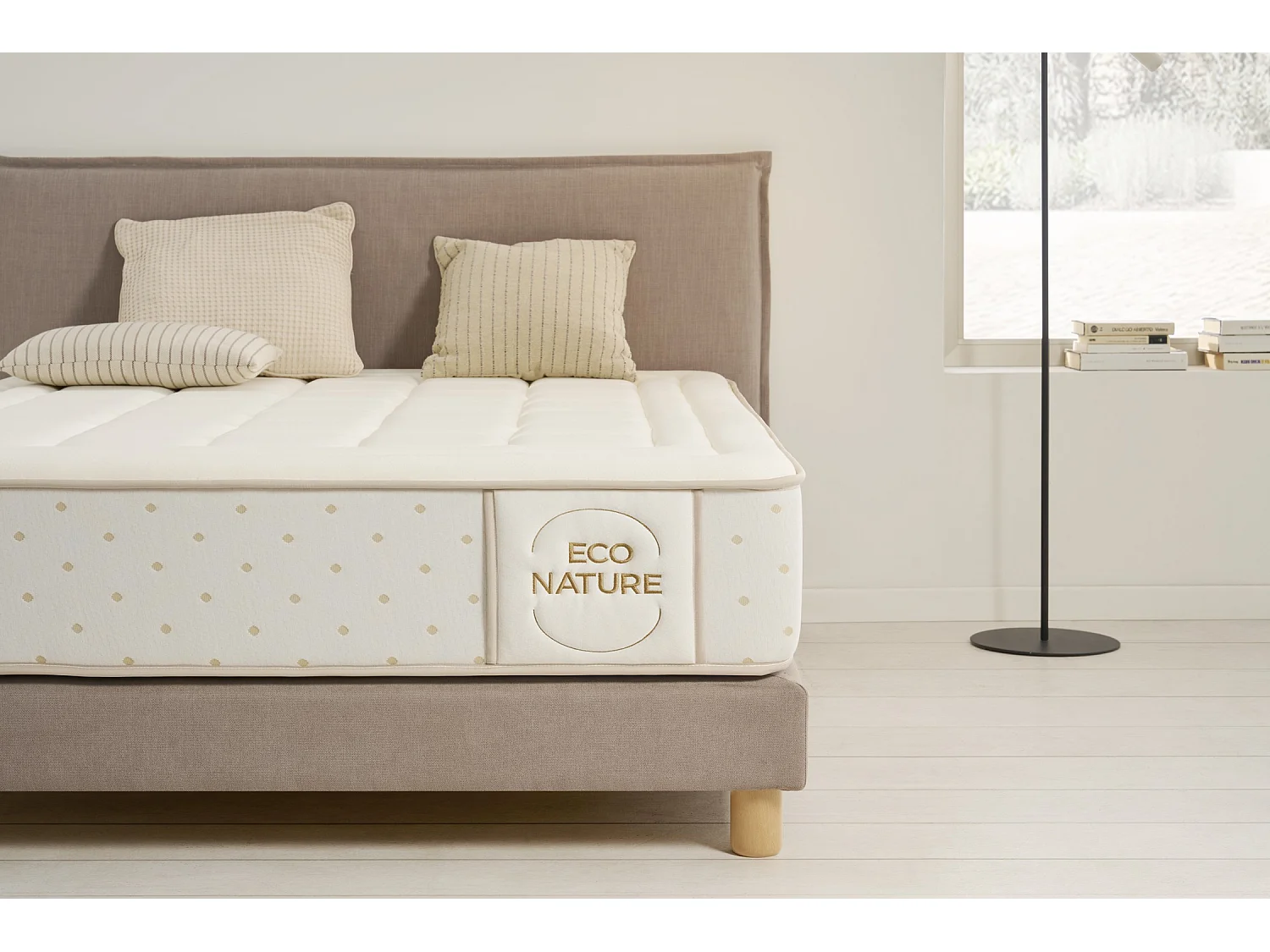 Materasso viscoelastico Eco Nature Memory Foam, 140x190 cm - Moonia