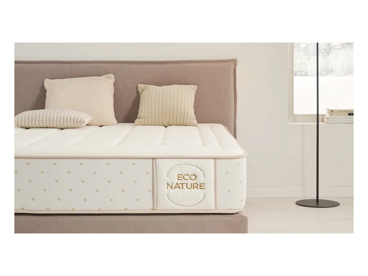 Matelas Mousse à memoire de forme Eco Nature Memory Foam, 140x200 cm -Moonia