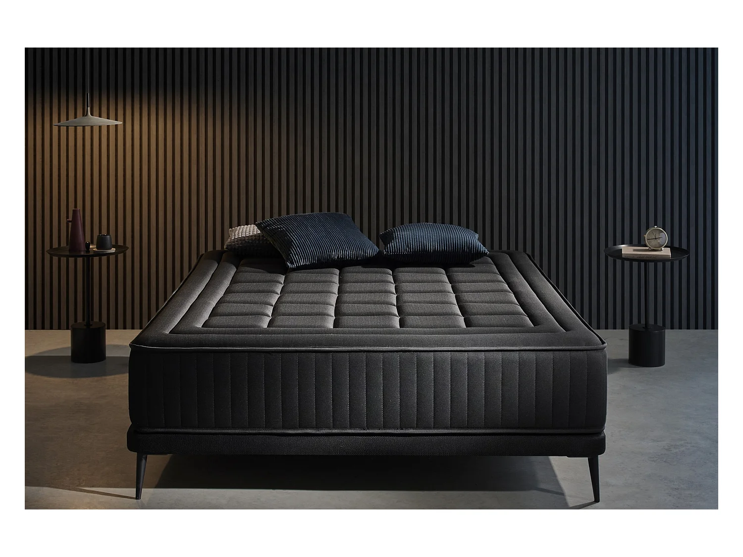 Matelas Mousse à memoire de forme Magnum Black, 80 x 190 cm -Moonia
