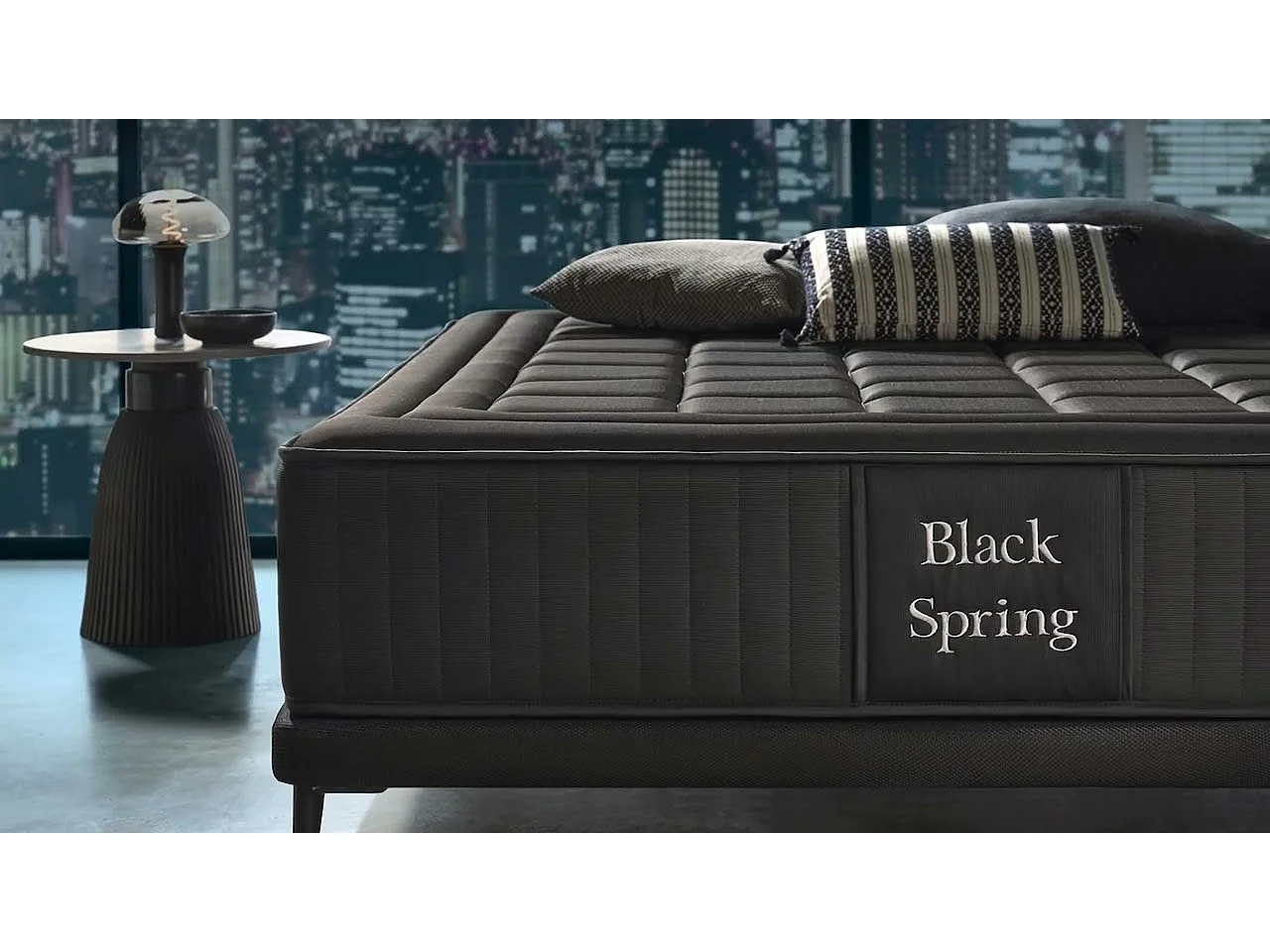 Materac Sprężyny kieszeniowe Black Spring Royal, 150x200 cm -Moonia