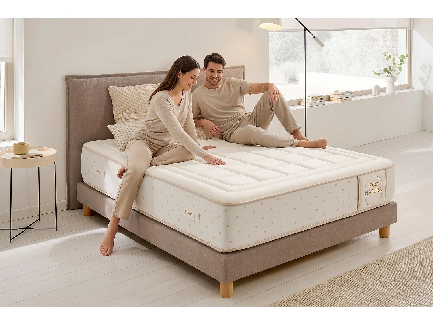 Matelas Mousse à memoire de forme Eco Nature Memory Foam, 80x180 cm -Moonia