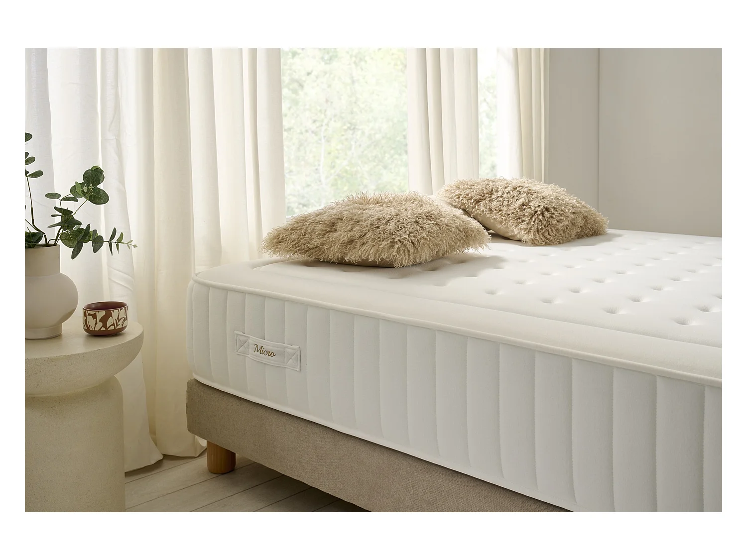 Matelas Ressorts Ensachés Micro Spring Premier, 80x200 cm -Moonia