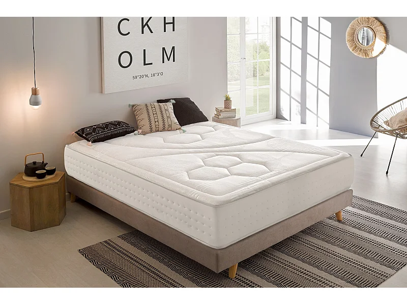 Visco-elastisch Matrass Quantum Hoge Dichtheid, 160 x 190 cm -Moonia