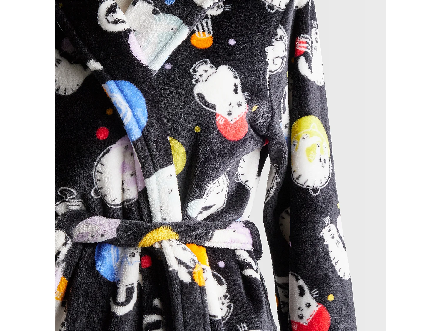 Bademantel Sirino mittelschwarz 65 x 115