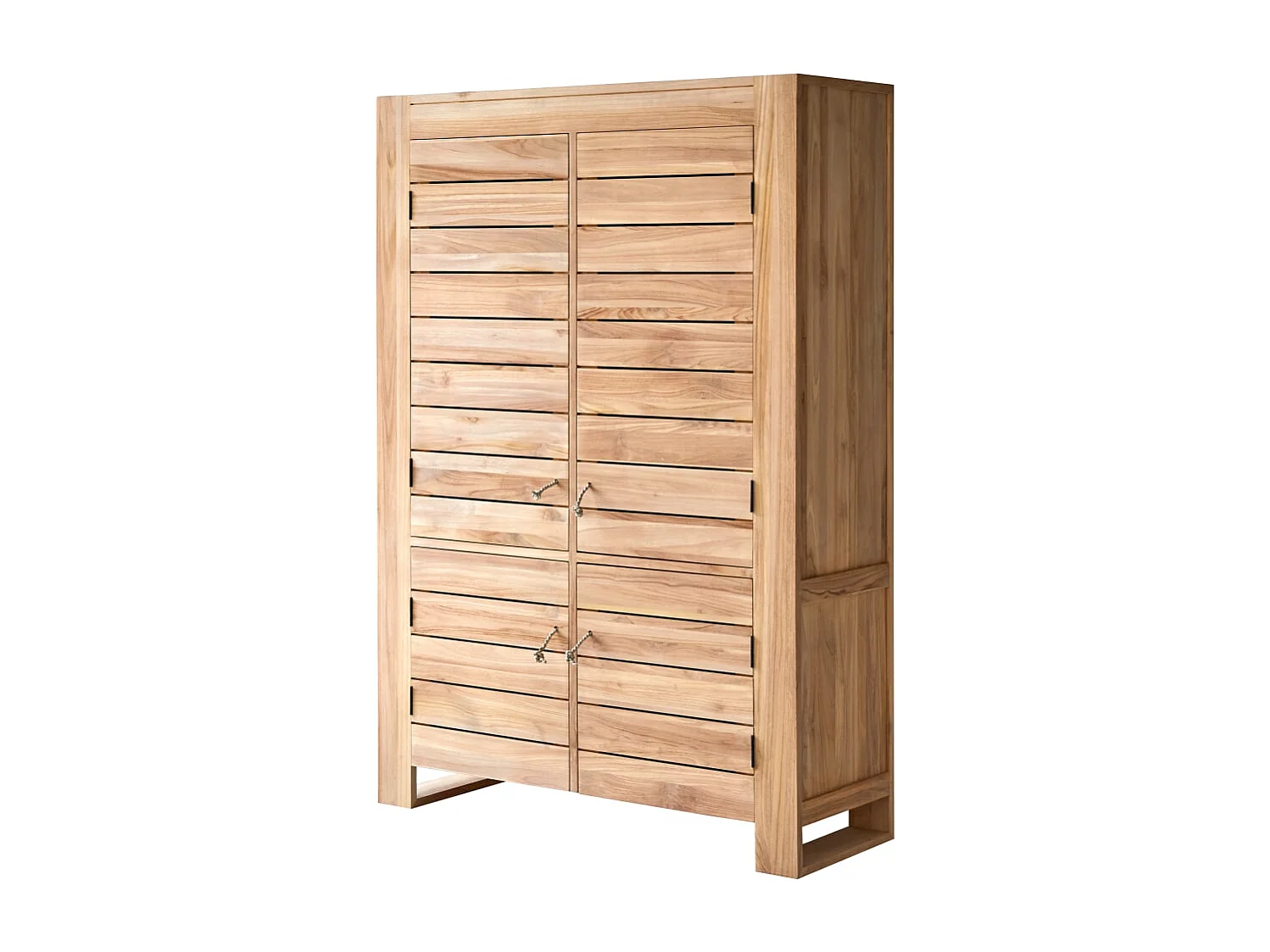 Armoire en bois de teck 160 Minimalys