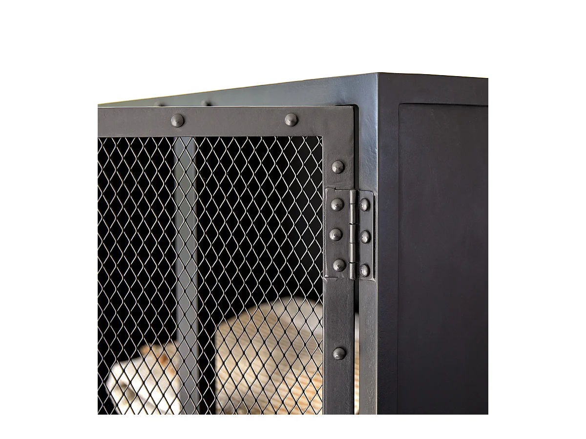 Armadio in metallo nero 175 Cleo