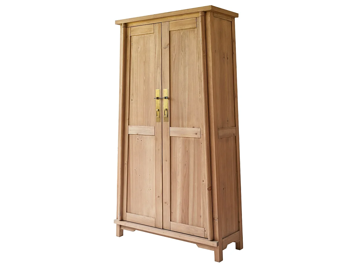 Yuki - Recycled solid pine wardrobe
