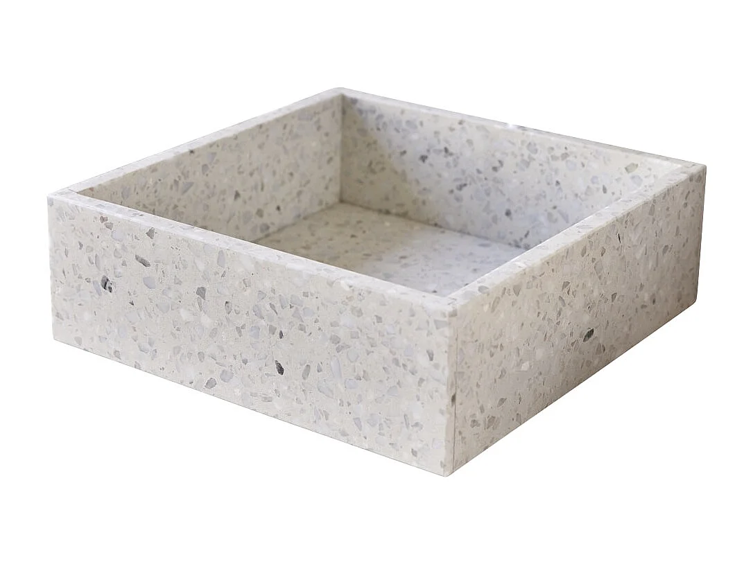 Lavabo in battuto di terrazzo premium moon Made