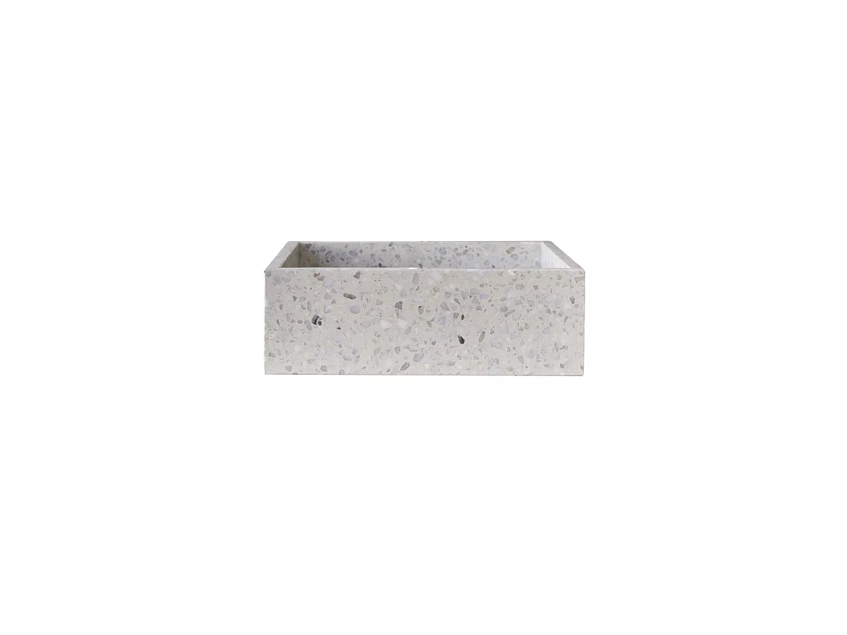 Waschbecken Made aus Premium-Terrazzo in Moon