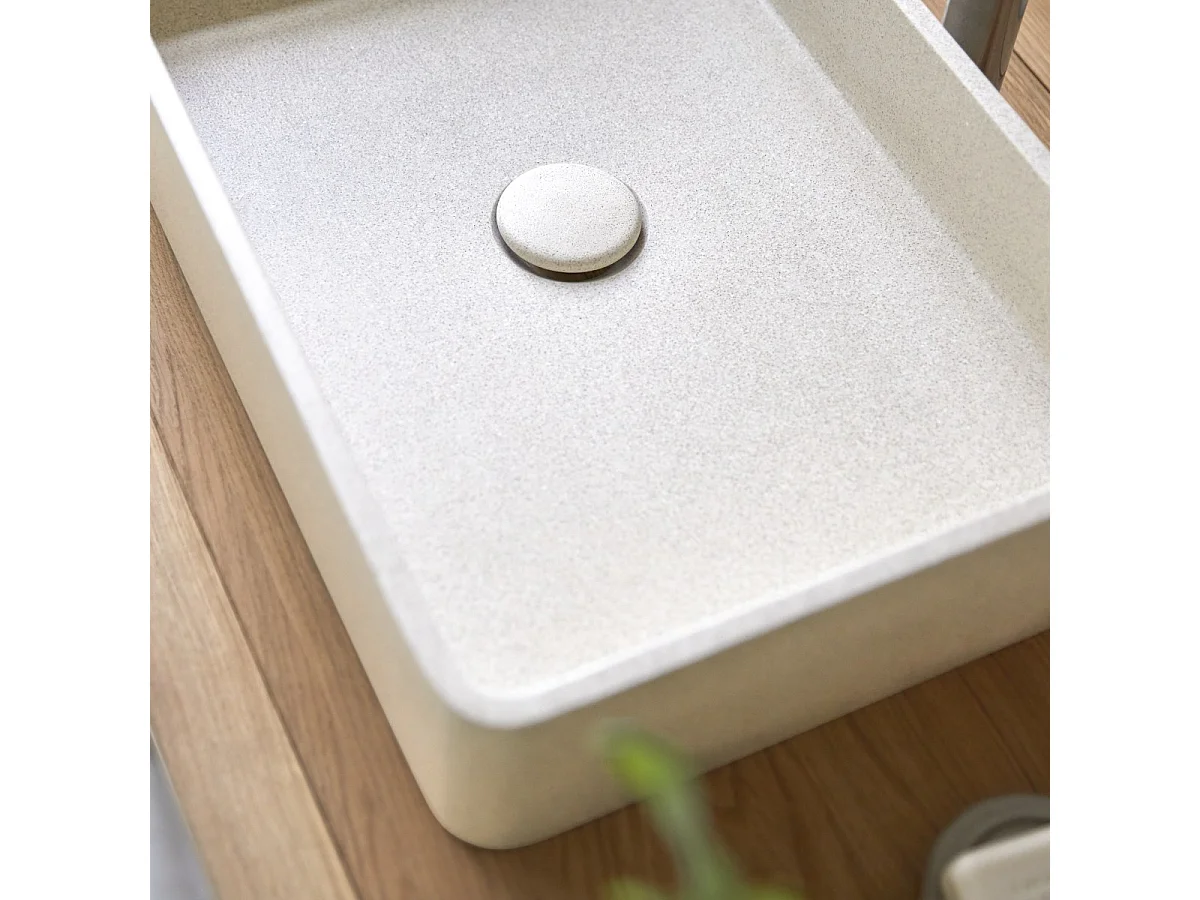 Lavabo in terrazzo cream Iris