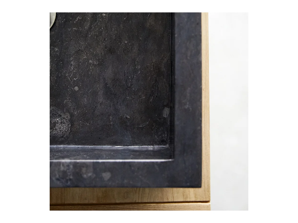 Marmorwaschbecken für Ihr Badezimmer Slats Dark Grey