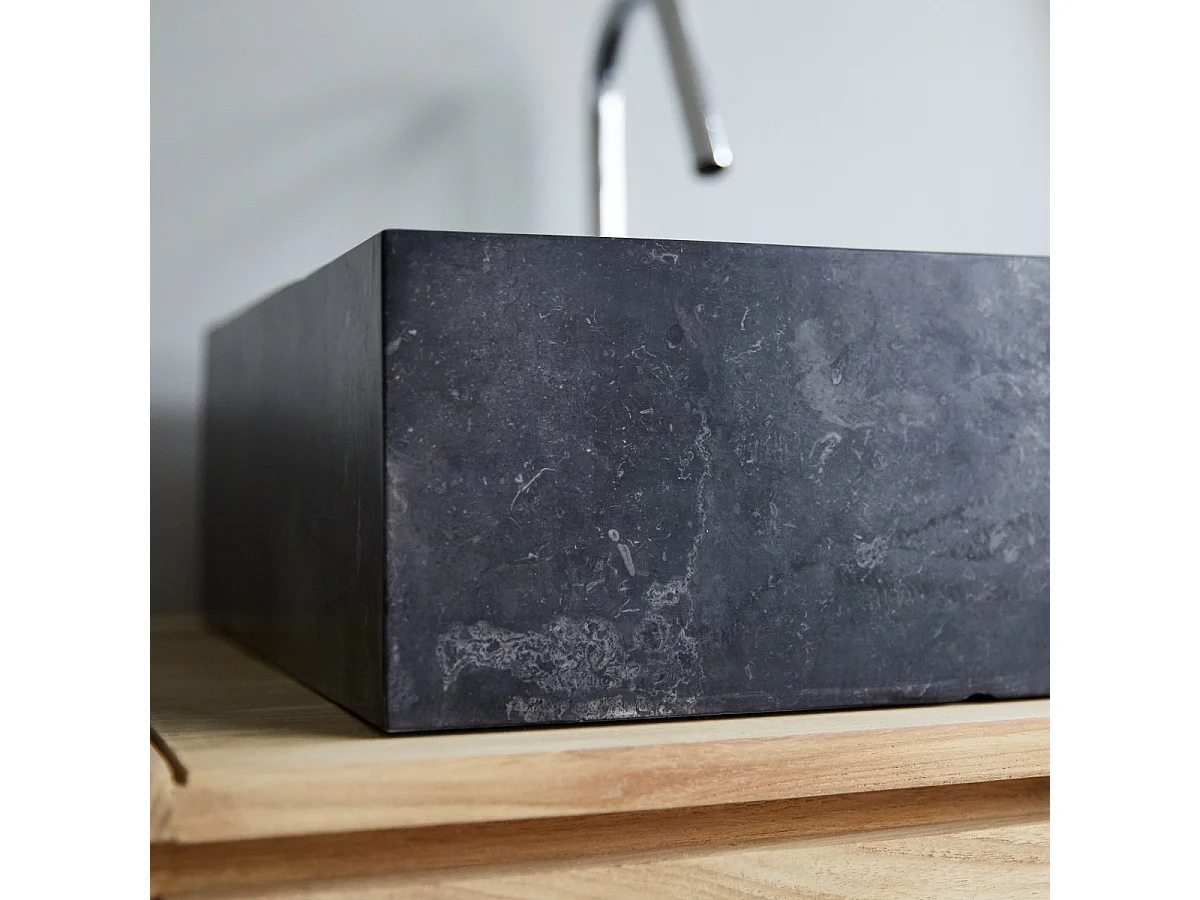 Marmorwaschbecken für Ihr Badezimmer Slats Dark Grey