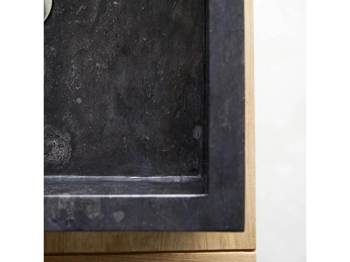 Marmorwaschbecken für Ihr Badezimmer Slats Dark Grey