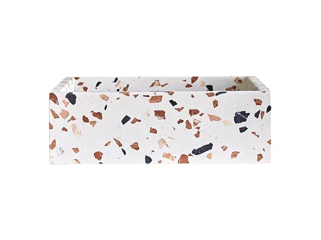 Waschbecken Made aus Premium-Terrazzo Brown