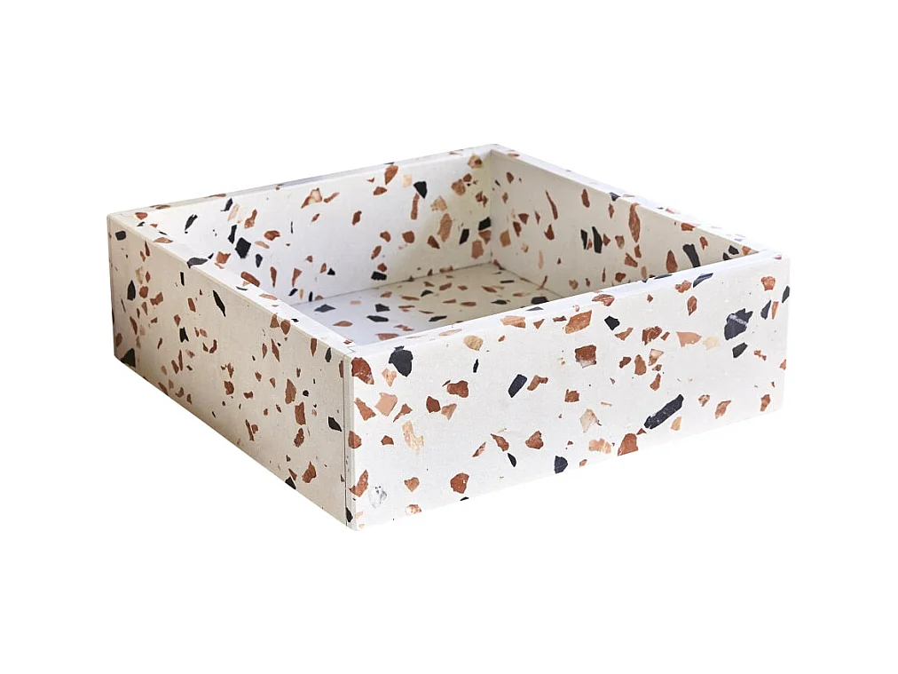 Waschbecken Made aus Premium-Terrazzo Brown