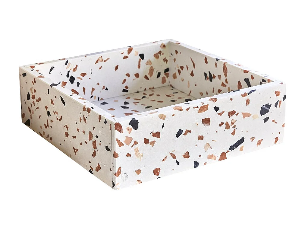 Waschbecken Made aus Premium-Terrazzo Brown