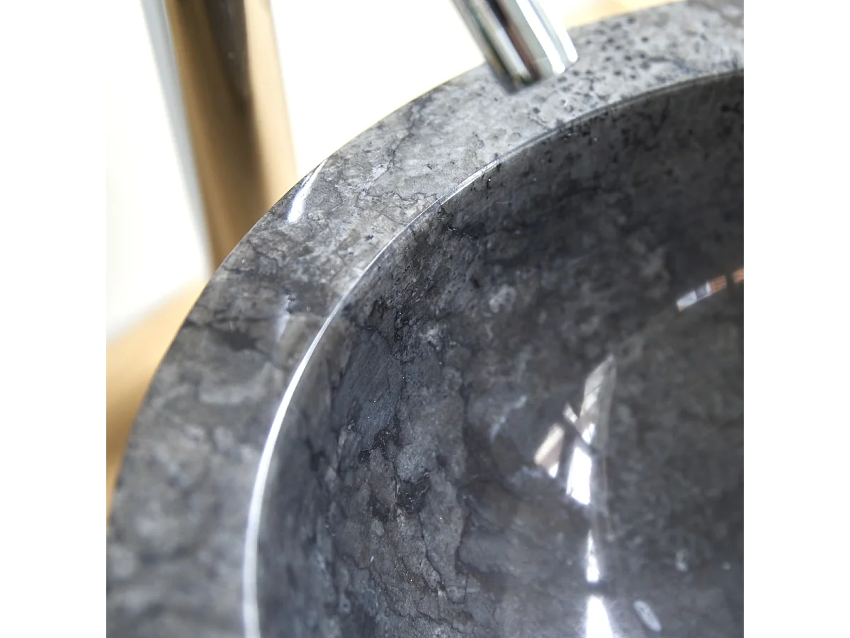 Waschbecken aus Marmor schwarz Waschbecken Bahya