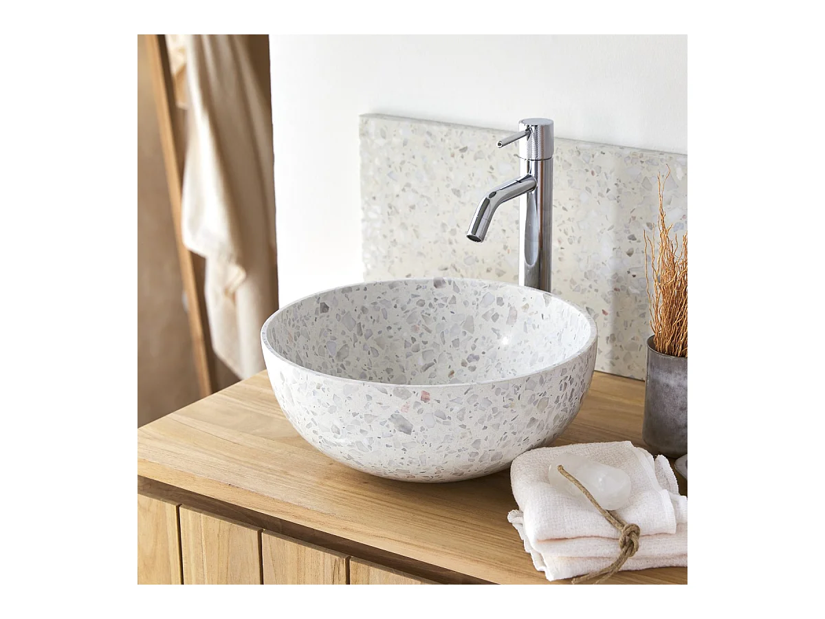 Vasque en terrazzo premium moon Elea
