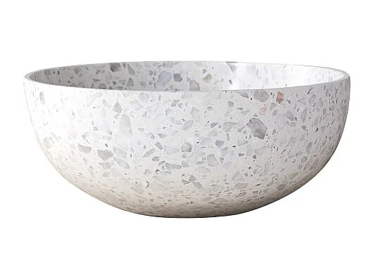 Lavabo in battuto di terrazzo premium moon Elea