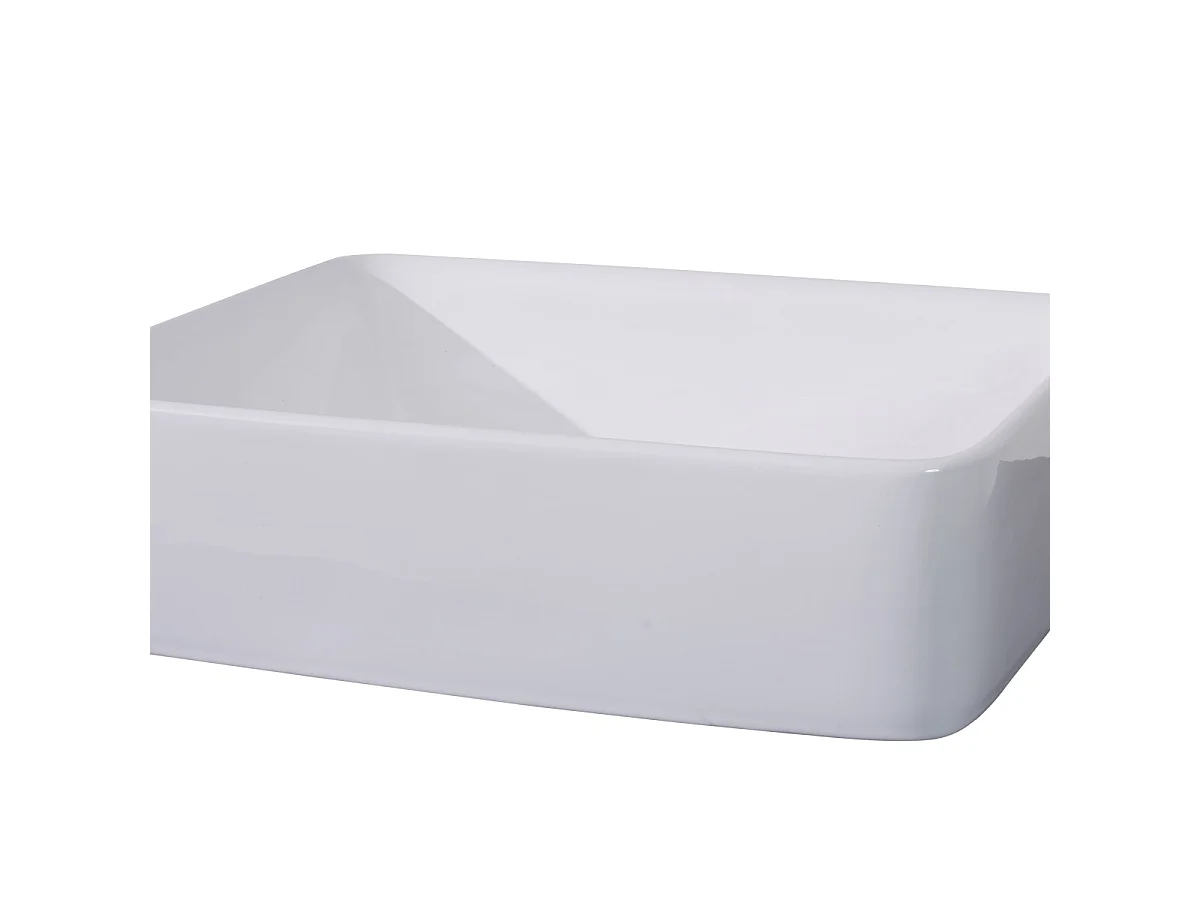lavabo lavandino vasca da appoggio ceramica bianco bianca bagno