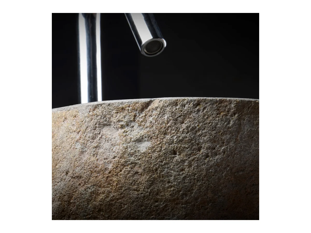 Aufsatzwaschbecken aus Lavastein Steinwaschbecken waschbecken Stein Natur neu