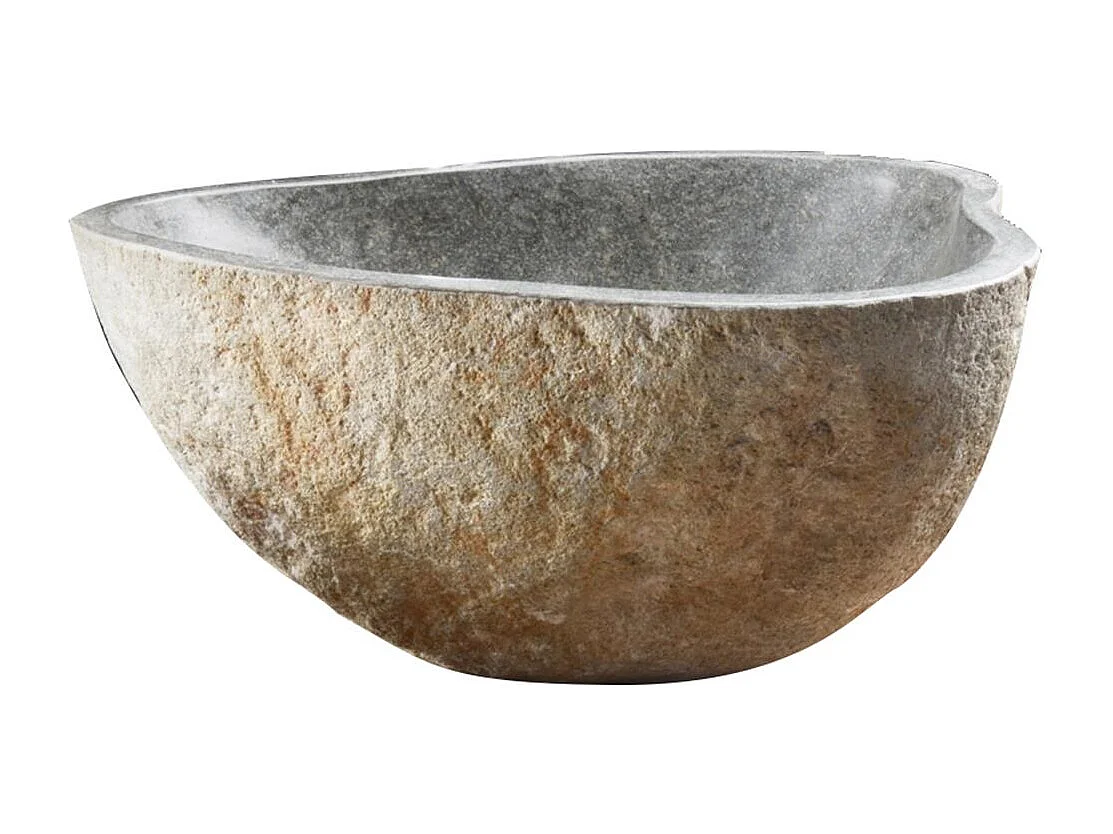 Aufsatzwaschbecken aus Lavastein Steinwaschbecken waschbecken Stein Natur neu