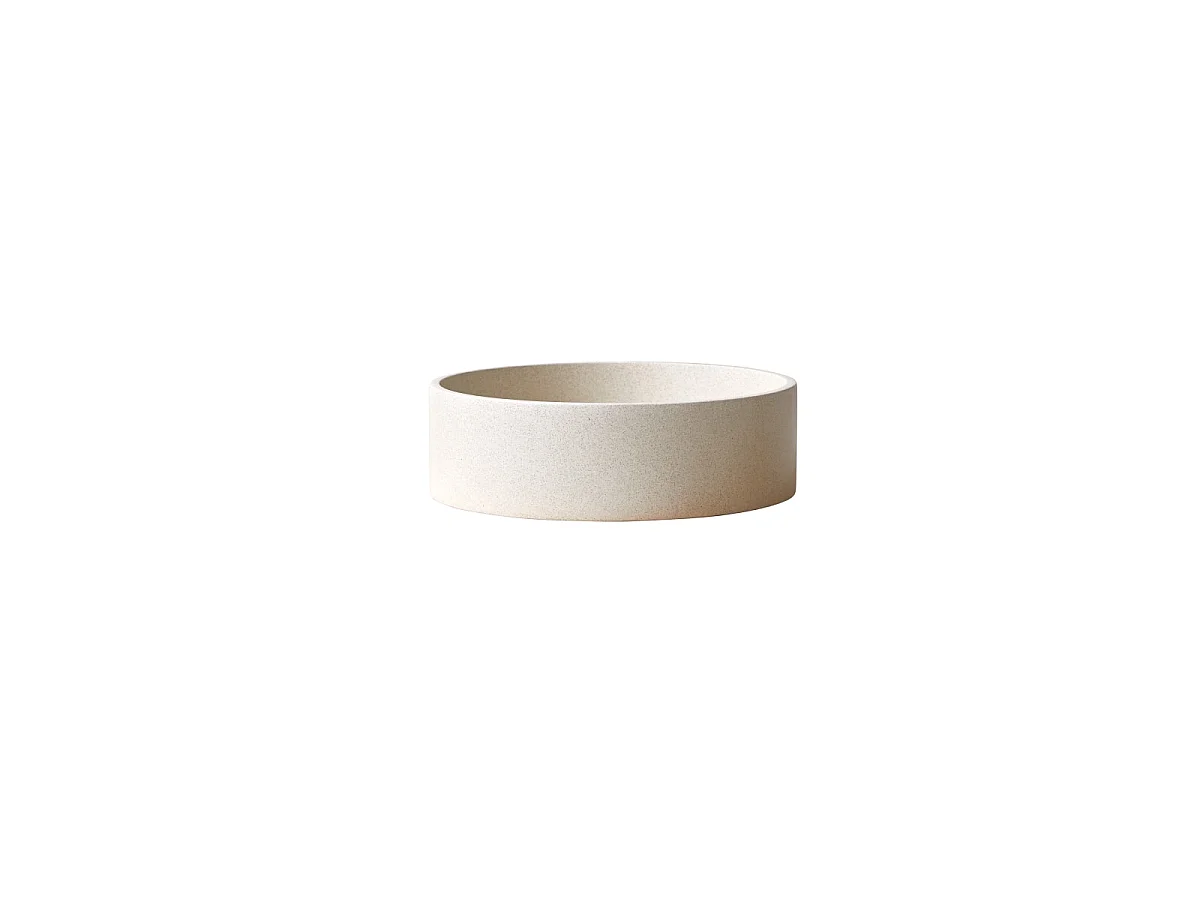 Vasque ronde en terrazzo cream Gina