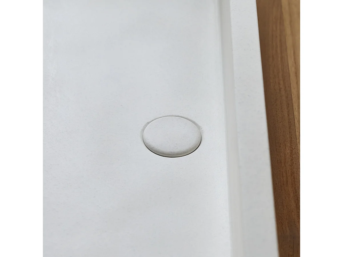 Lavabo da appoggio in Battuto di terrazzo 90 cm design Tikamoon