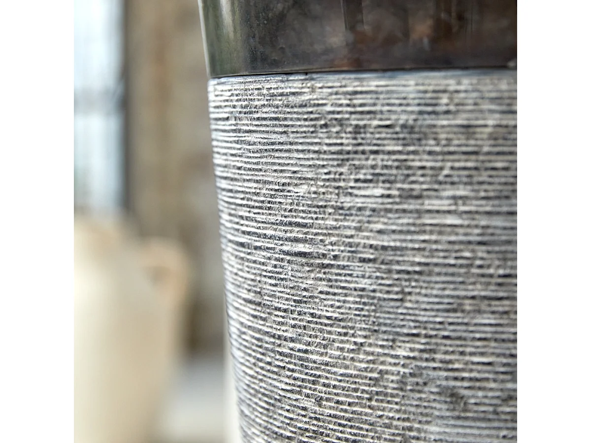 Marmor Waschbecken Waschschale Waschtisch Stein Steinbecken Marmorfuß Neu Bad