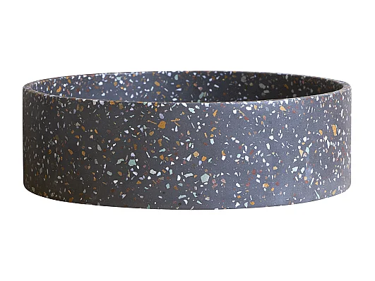 Rundes Waschbecken Gina aus Terrazzo Konfetti