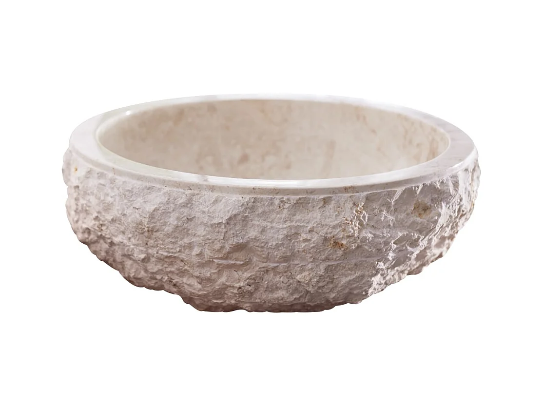 Waschbecken aus Marmor Scrula cream