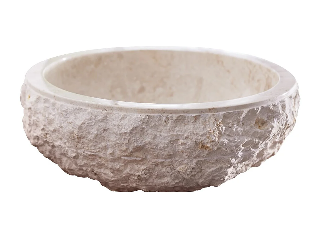 Waschbecken aus Marmor Scrula cream
