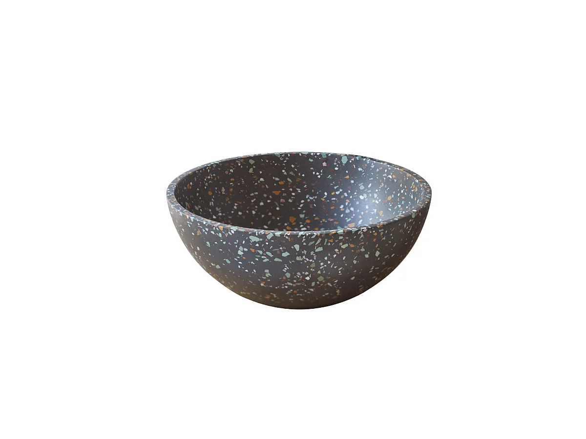 Vasque ronde en terrazzo confetti Micha