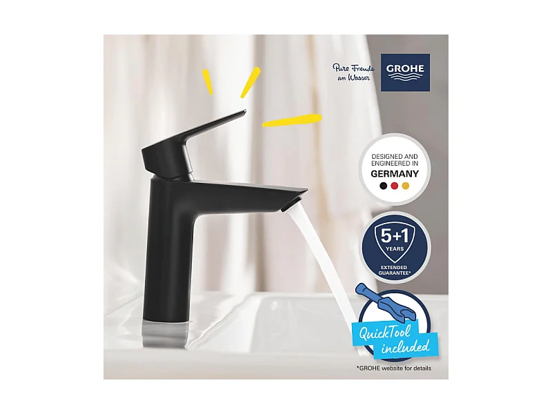 Vasque à poser GROHE Euro Ceramic 60cm + Mitigeur lavabo M GROHE Start Noir