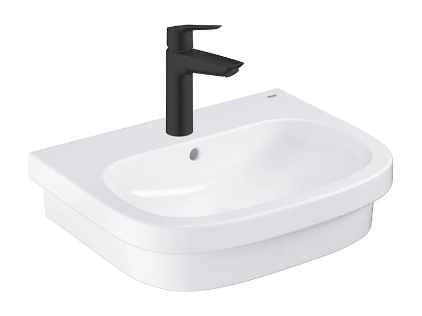 Vasque à poser GROHE Euro Ceramic 60cm + Mitigeur lavabo M GROHE Start Noir