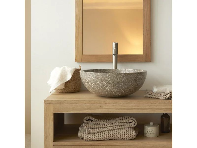 Vasque couleur gris en marbre Ibyza Grey