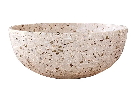 Lavabo in battuto di terrazzo premium pink Elea